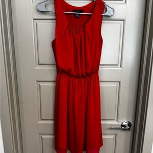 Red Sleeveless Dress
